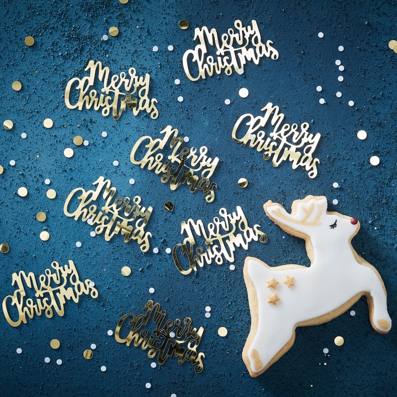 Golden Christmas sprinkles