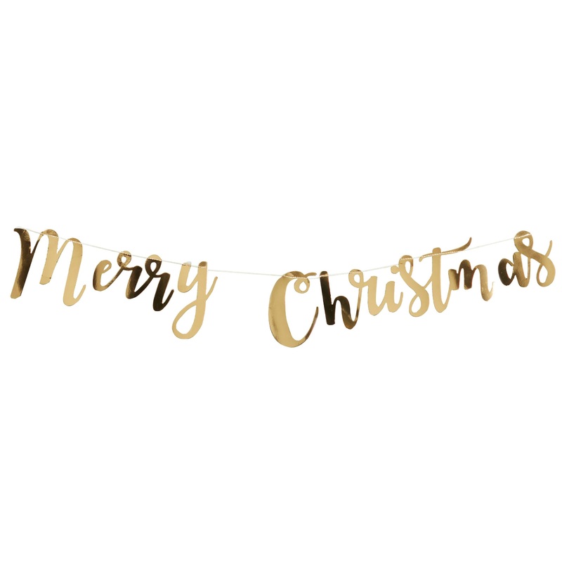 Golden metallic magic garland 1.5m