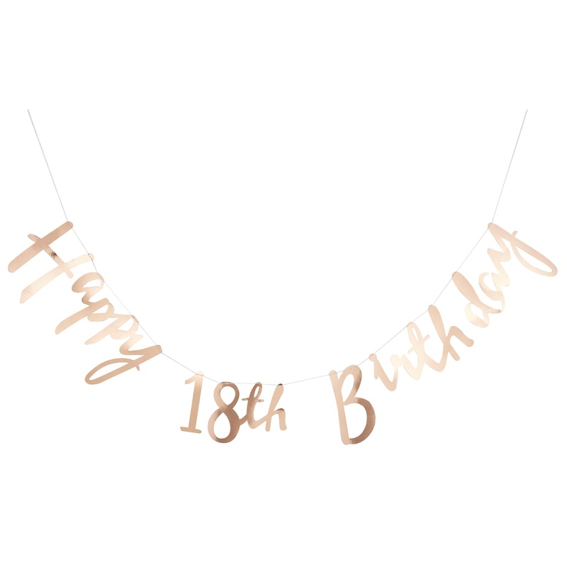 Mix & Match 18th Birthday garland 1.5m