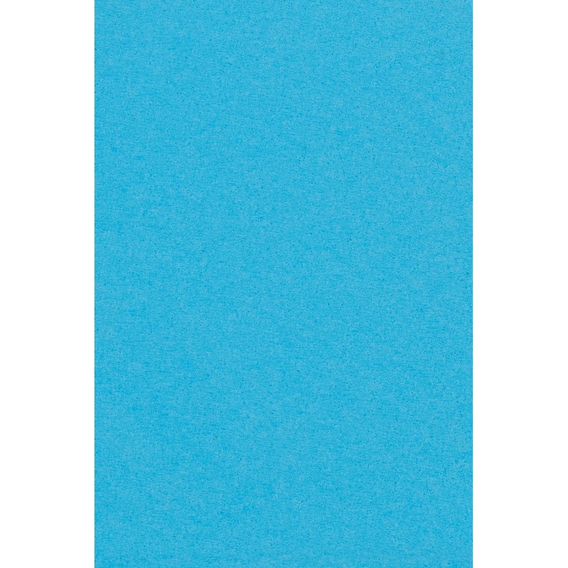 Plain color paper tablecloth Caribbean blue 137x274cm