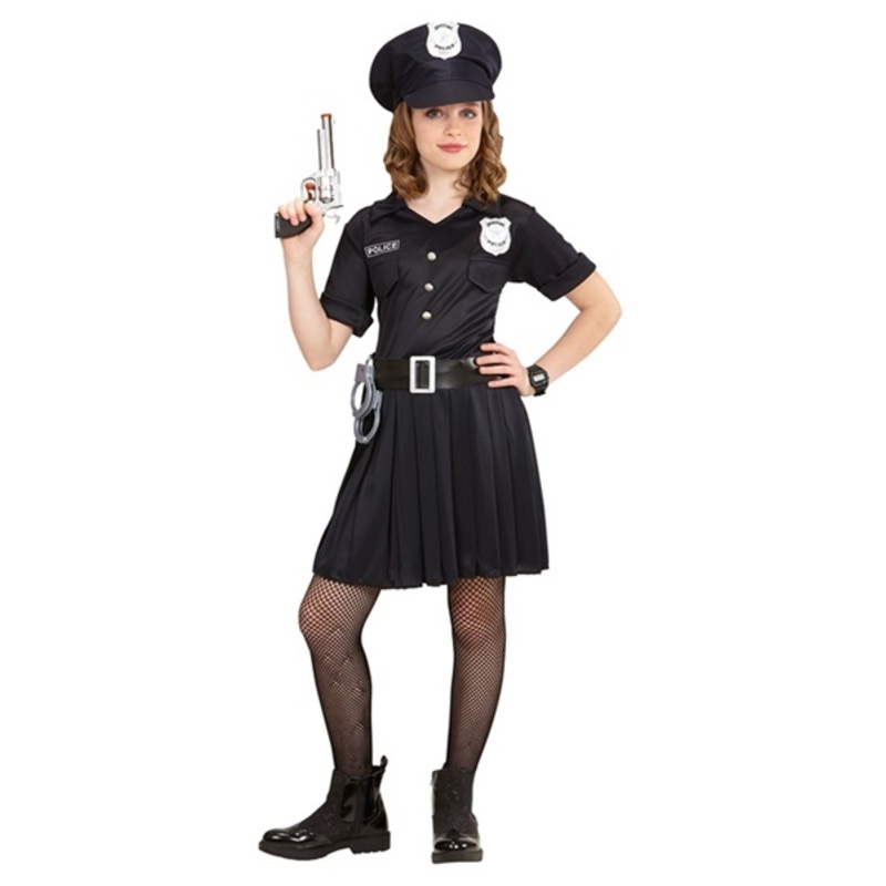 WIDMANN Kinderkostm Polizistin blau Gre 116 / 4-5 Jahre