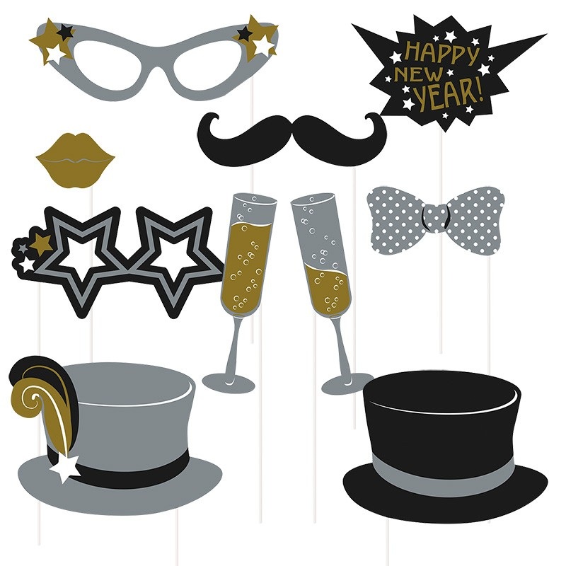 10 Happy New Year photo props