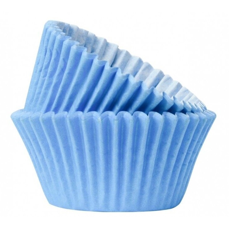 50 muffin tins sky blue