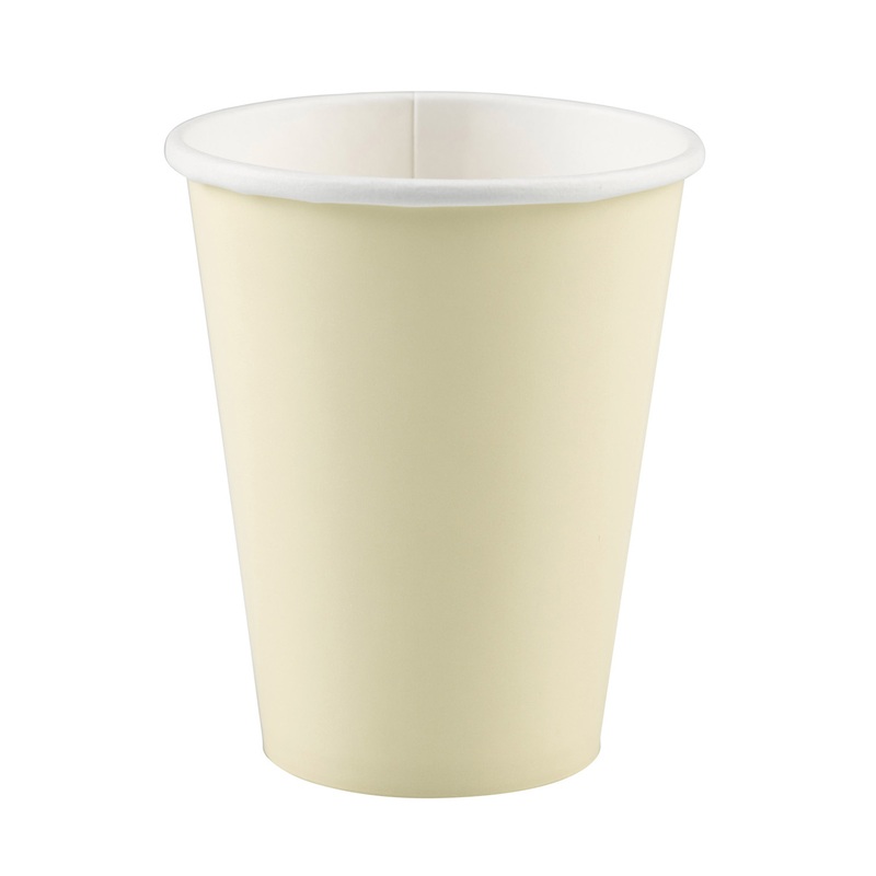 8 paper cups Mila vanilla 266ml