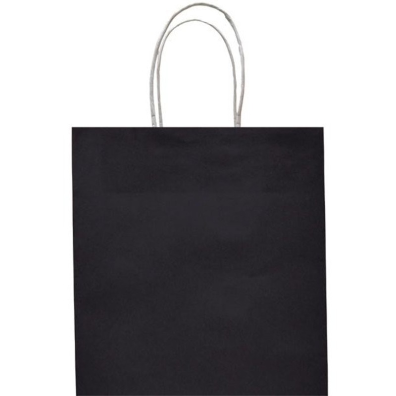 Black paper bag Basel 25cm