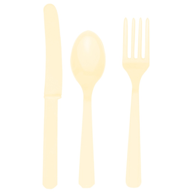 Cutlery set Mila vanille 24 pieces