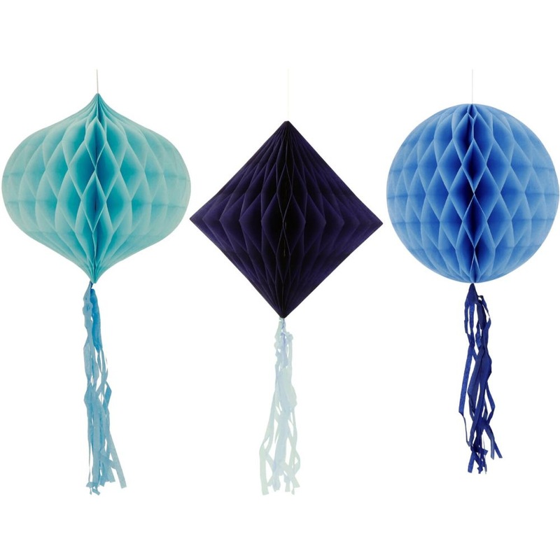 Honeycomb ball set Blue Sea 3-piece