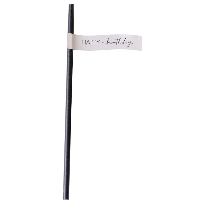 XX Elegant Nude Black Straws XXcm