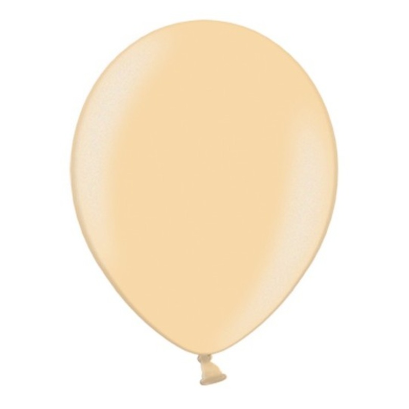 100 balloons metallic peach 36cm