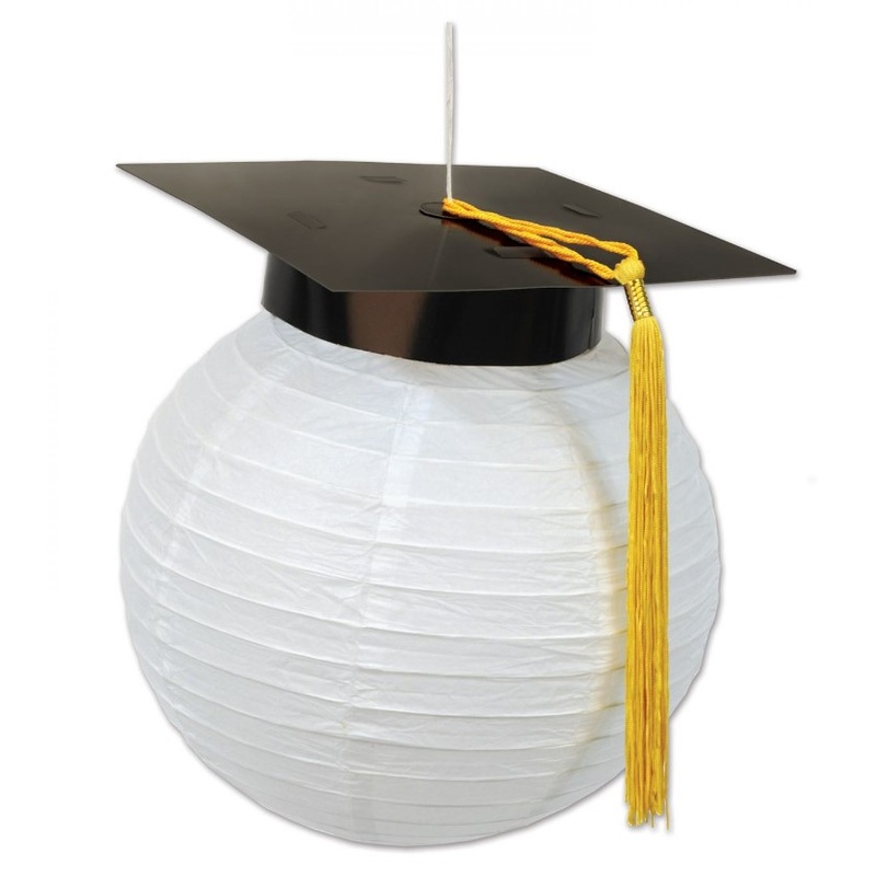 2 graduation caps Lanterns 24cm