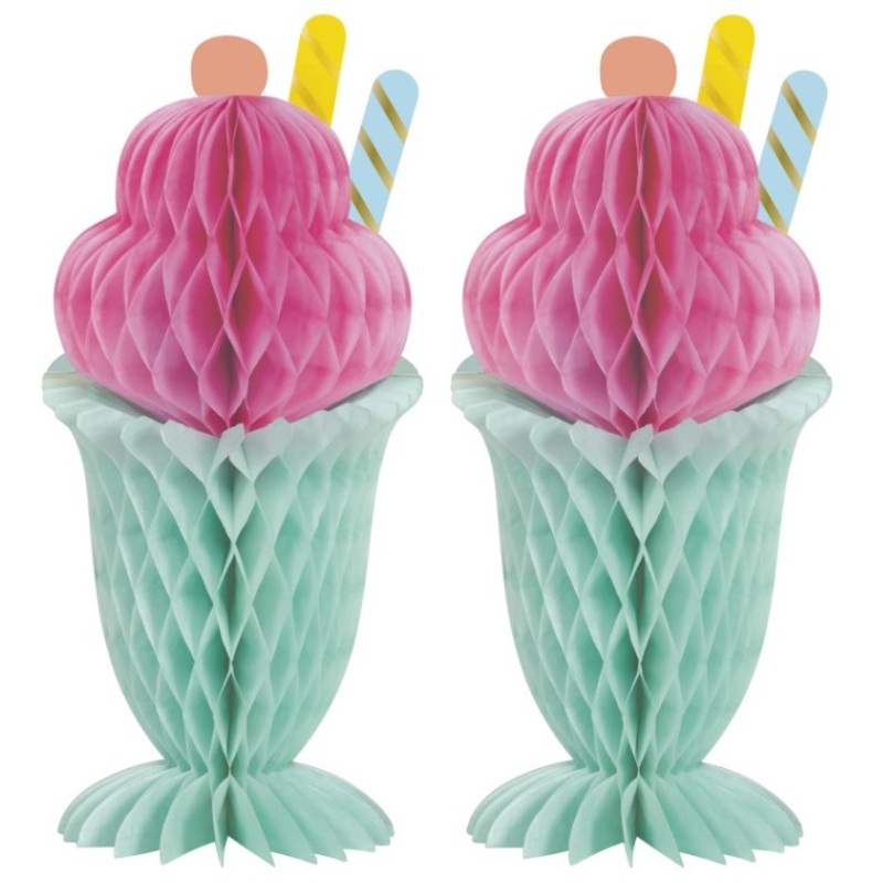 2 honeycomb figures ice cream dream