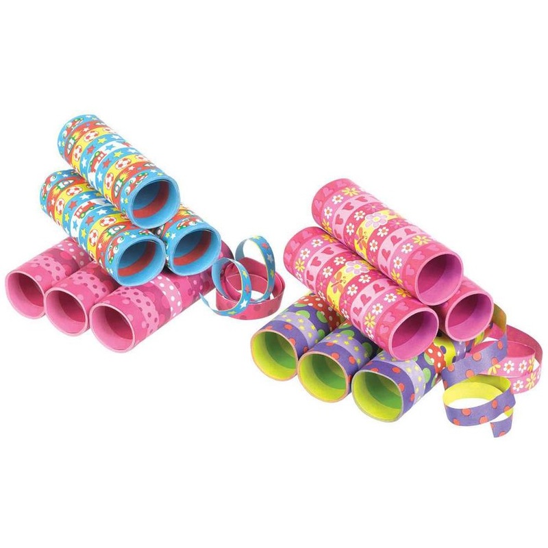 3 children's motif streamers 1.4cm x 4m
