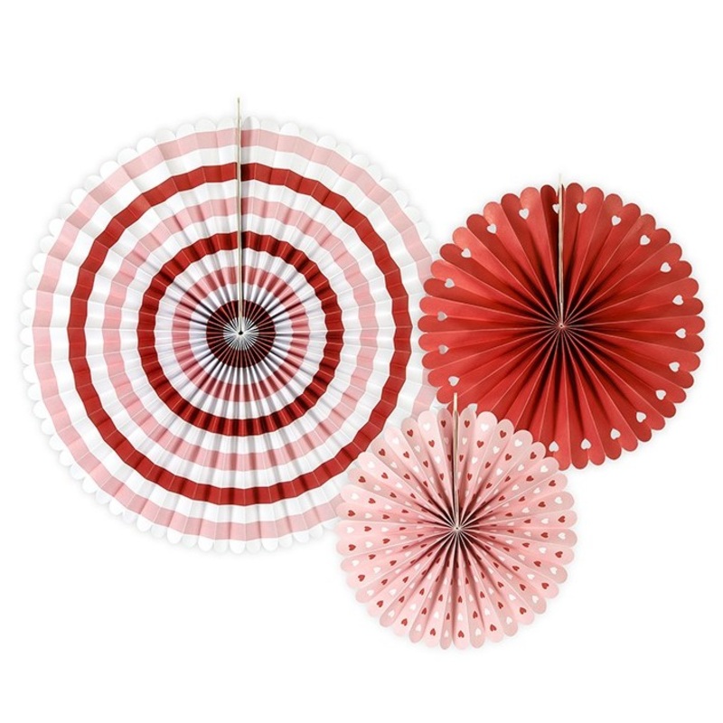 3 paper rosettes Better together