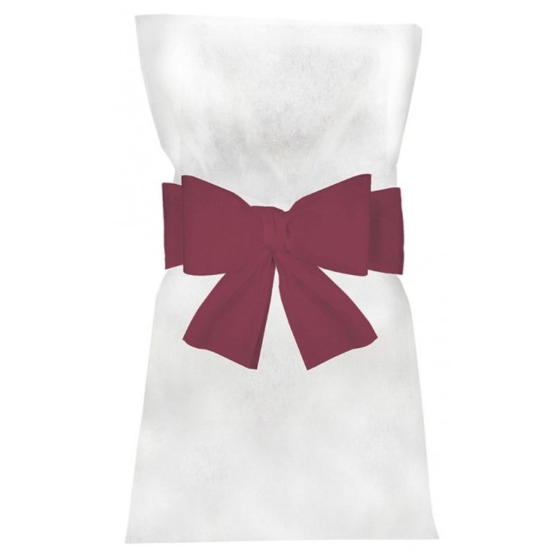 6 plain fuchsia bows