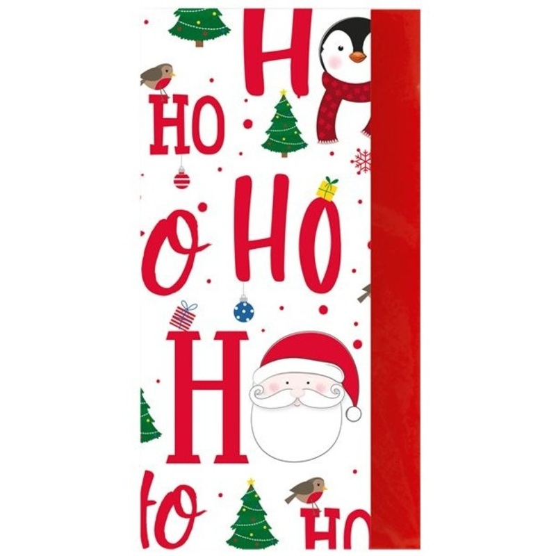 8 Ho ho ho Christmas tissue paper sheets
