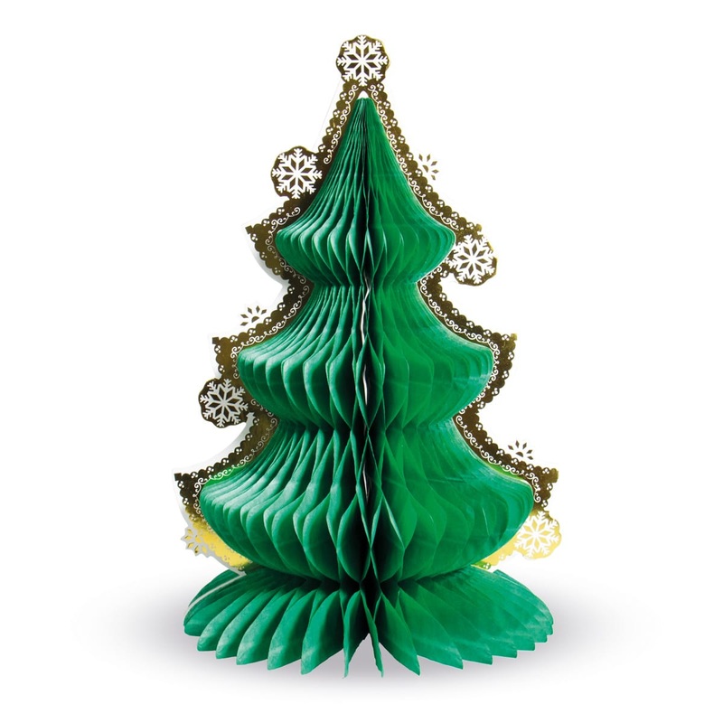 Christmas Tree Honeycomb Ball Stand 30cm