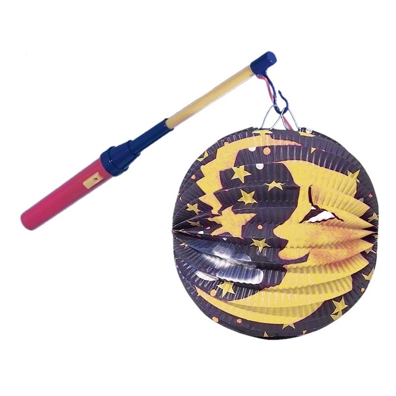Dreamland moon lantern set with electric lantern stick