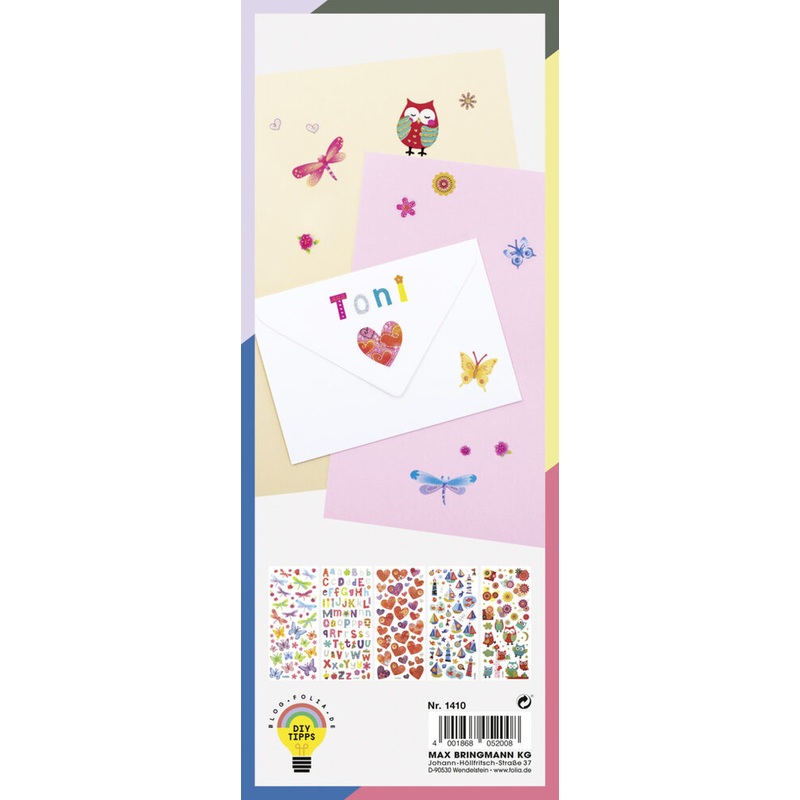 Glitzer Sticker Sweet Decor 274 Stck