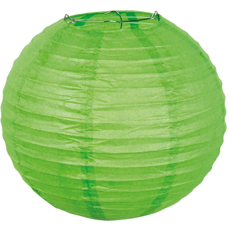 Green ball lantern 25cm