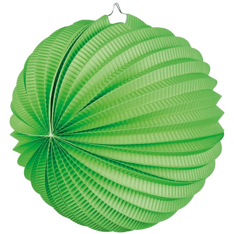 Green garden party paper lantern 23cm