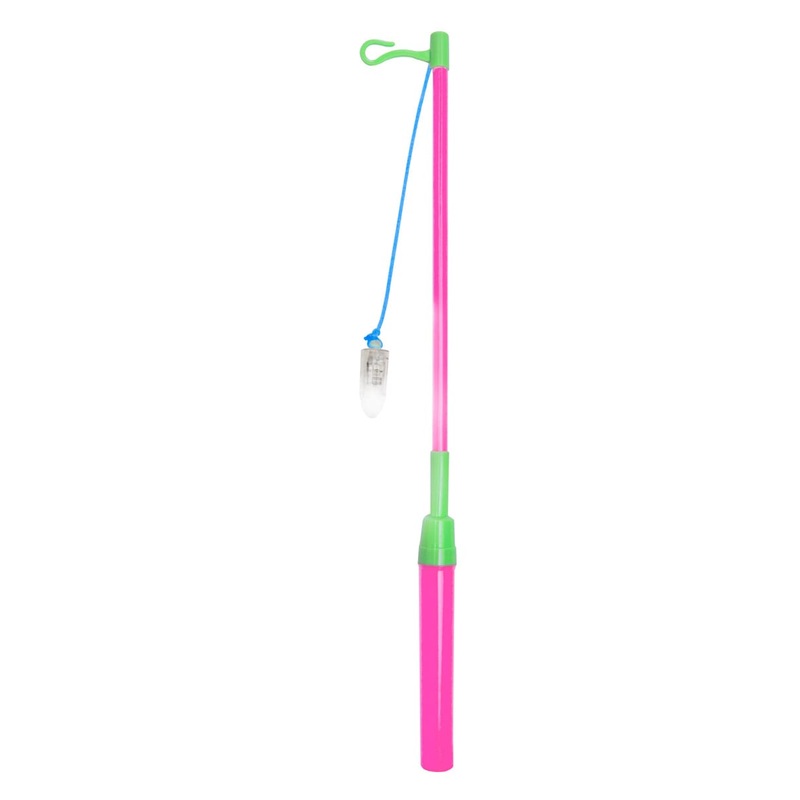 Lantern stick pink with LED
