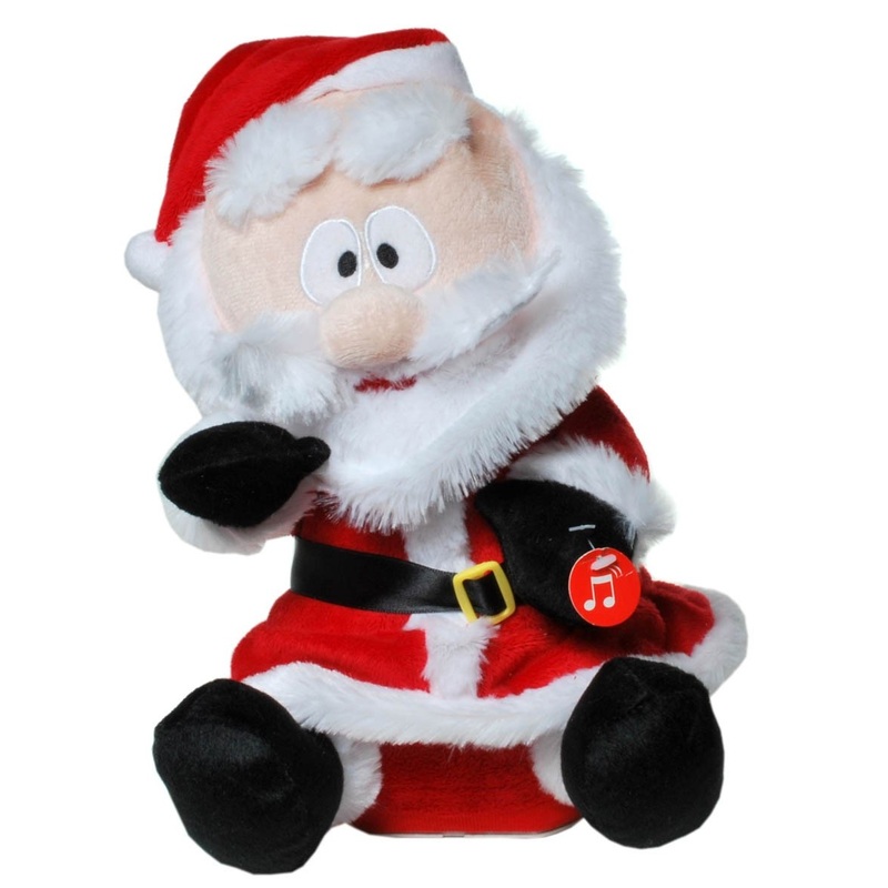 Little plush Santa Claus with sound