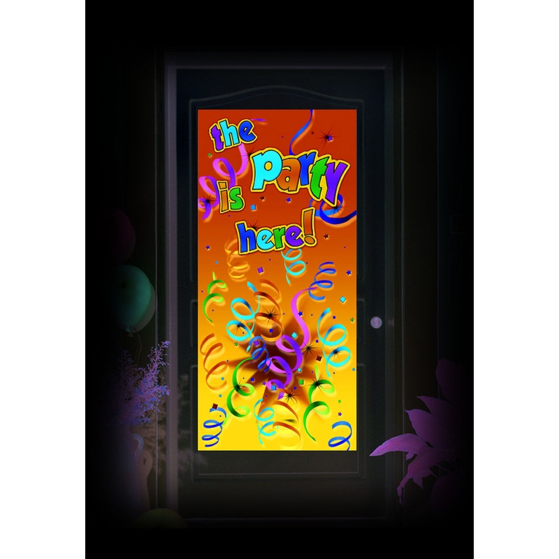Party Universe door poster 65cm x 1.35m