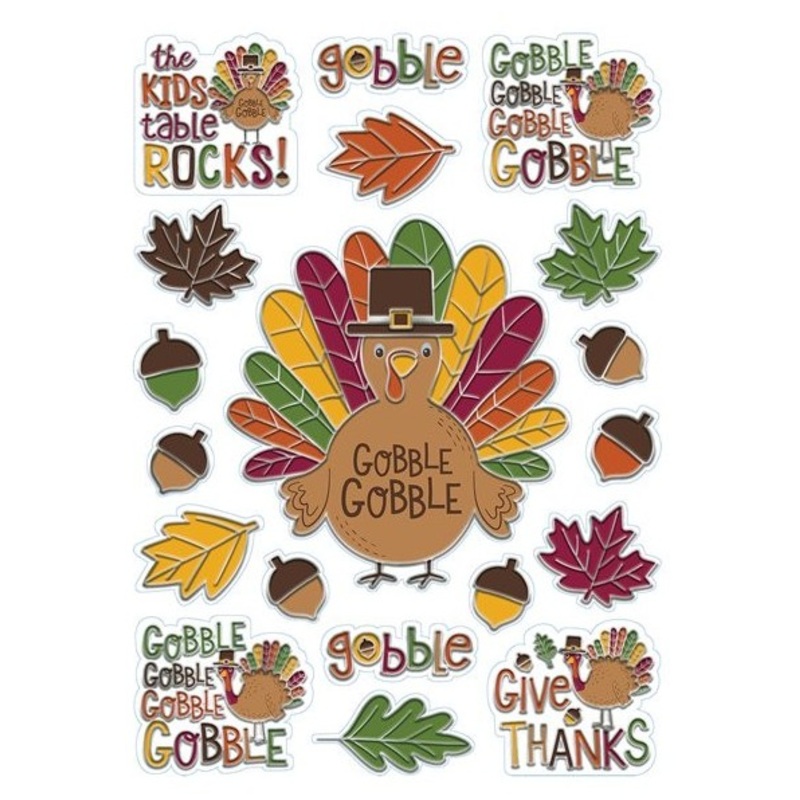 Thanksgiving Day window decoration
