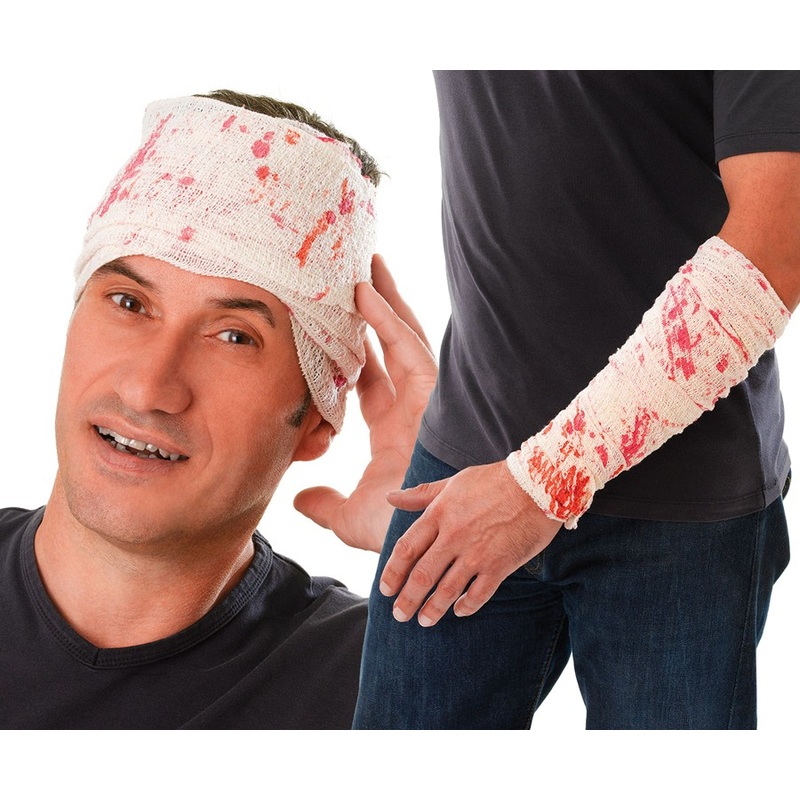 Bloody bandage