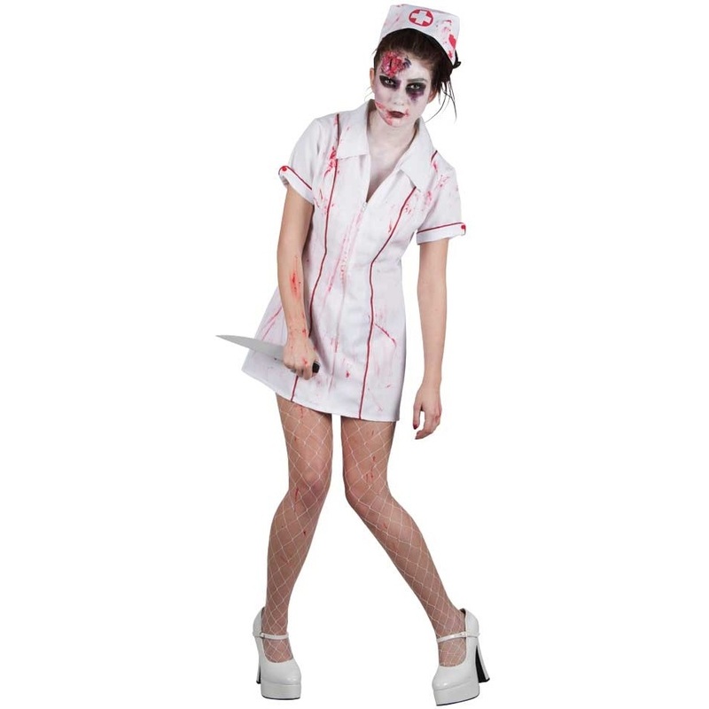 Bloody Nurse zombie costume XS