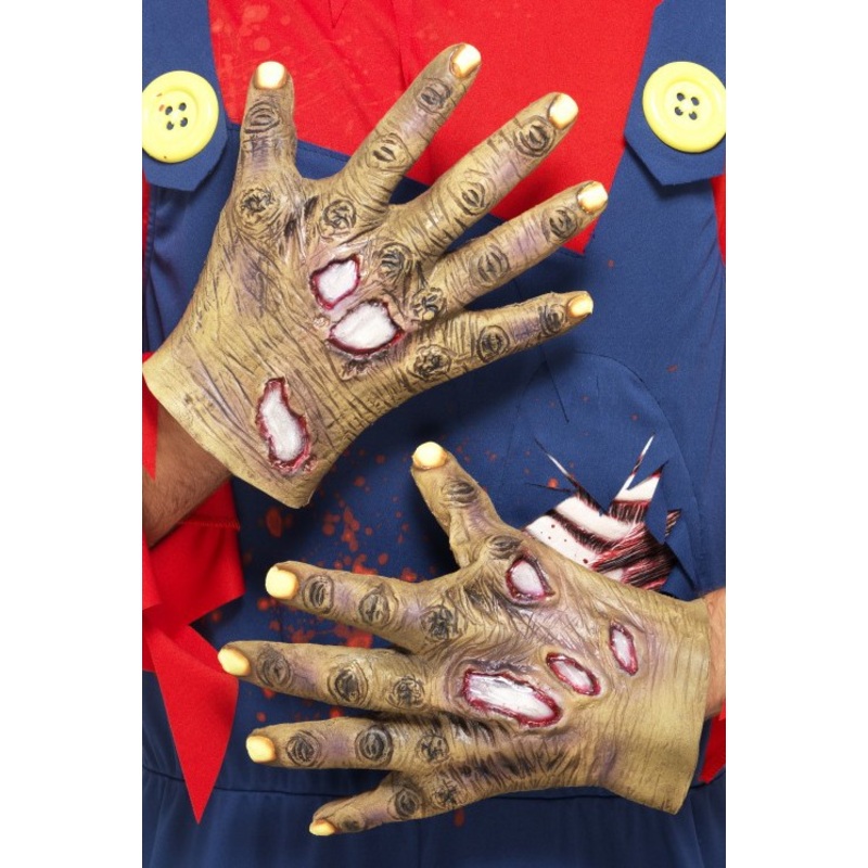 Creepy zombie gloves