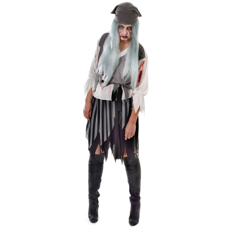 Cursed pirate captain Zombirilla costume