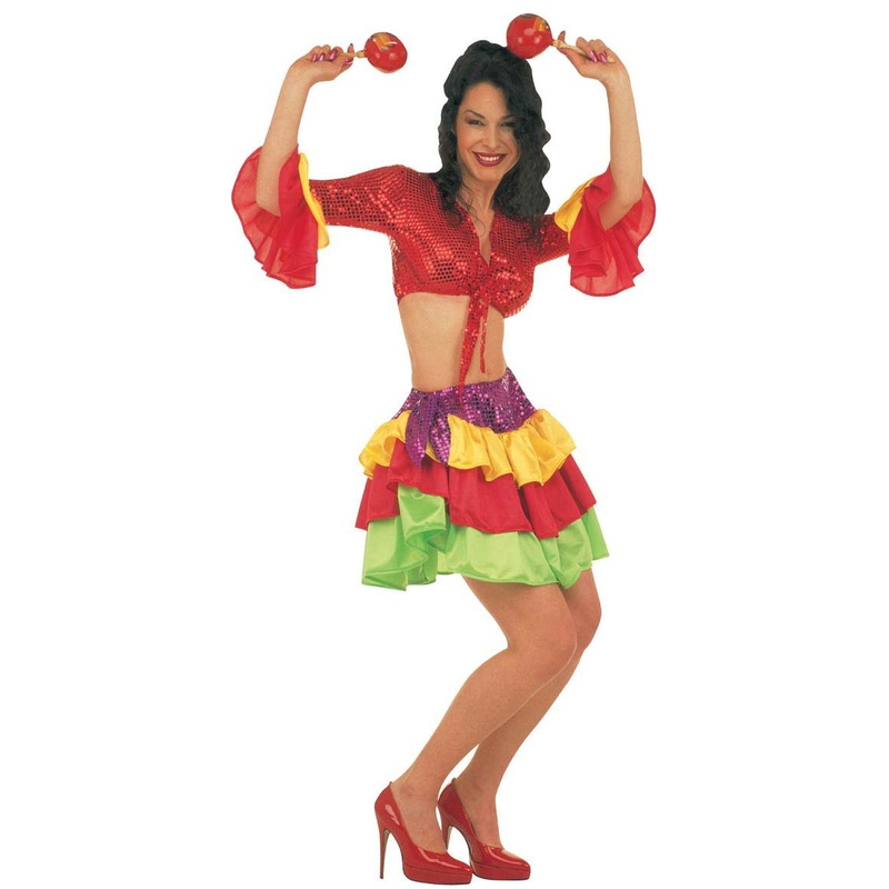 Dancing Brazilian woman costume S