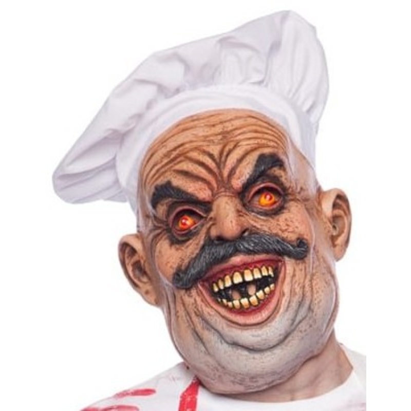 Halloween cook latex mask