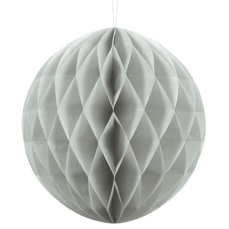 Honeycomb ball Lumina light gray 30cm