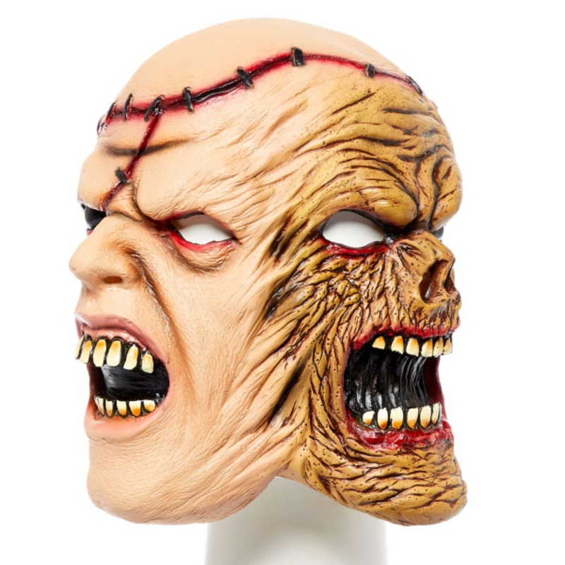 Horror Double Zombie Latex Mask