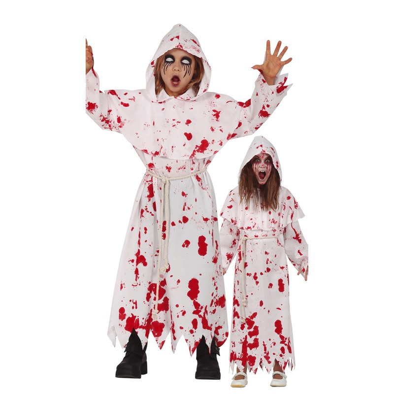 Horror monastery ghost costume for children