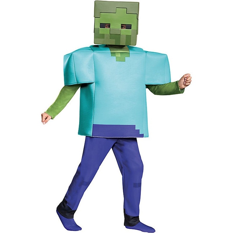 Minecraft zombie costume for children