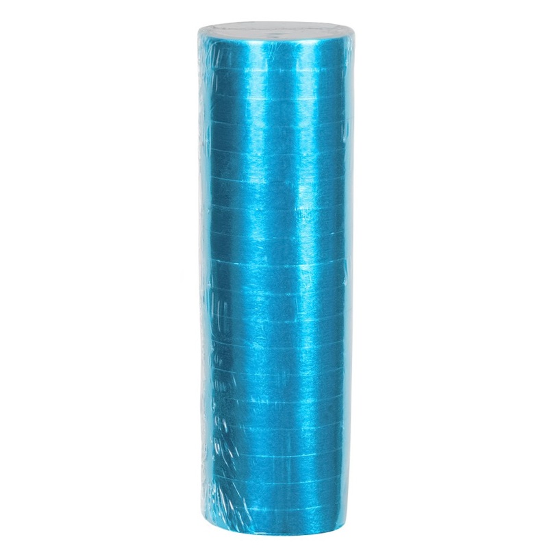 Paper streamer metallic blue 4m