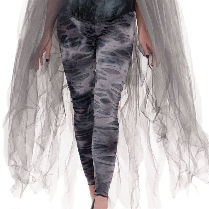 Ripped Halloween leggings for women