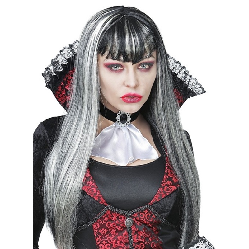 Vampire Wig Grusella Grey