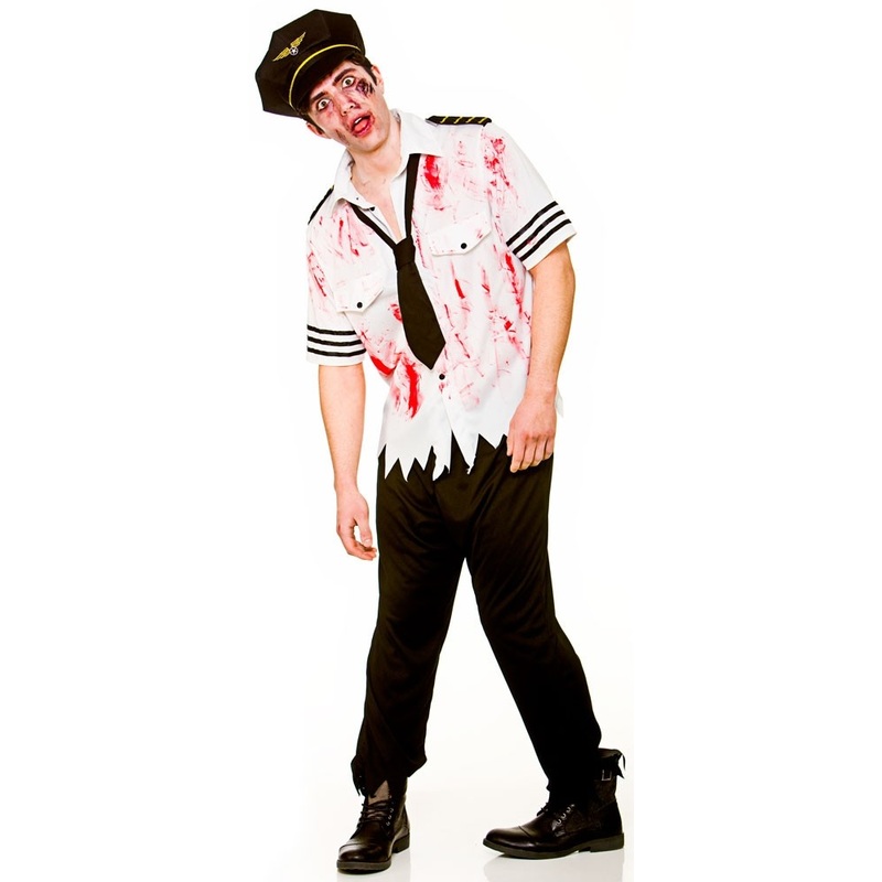 Zombie Halloween pilot suit black S