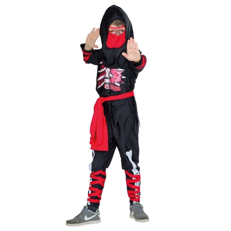 Zombie ninja child costume 128