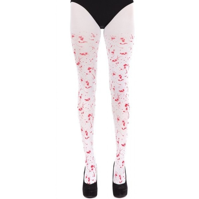Blood splatter women tights