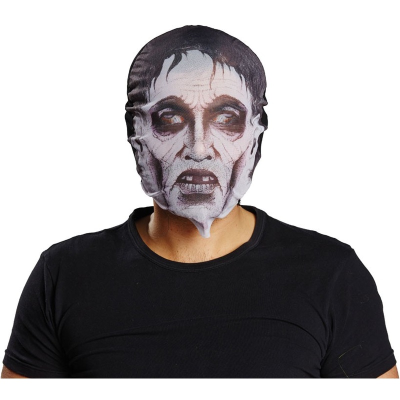 Creepy fabric zombie mask