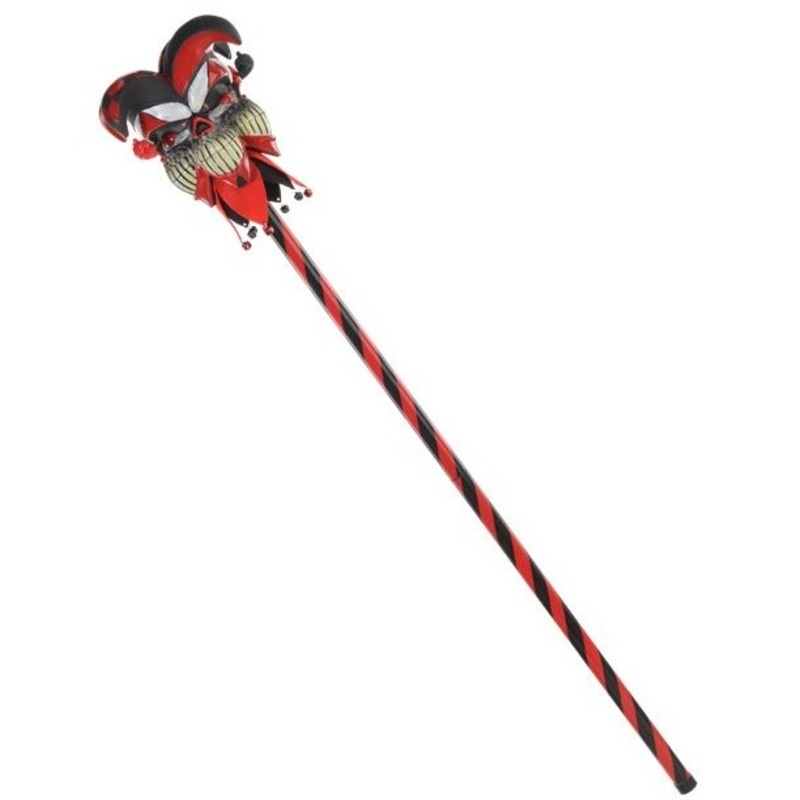 Creepy jester stick 1m