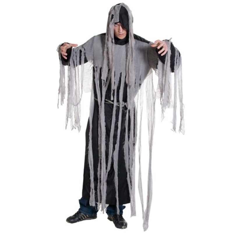 Creepy zombie fringe costume M-L