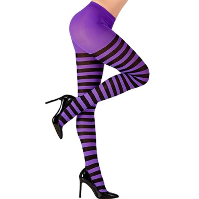 Lena tights purple-black