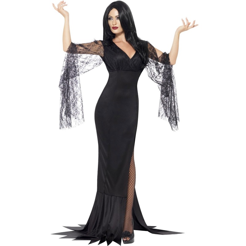 Misstress Evil witch costume black S