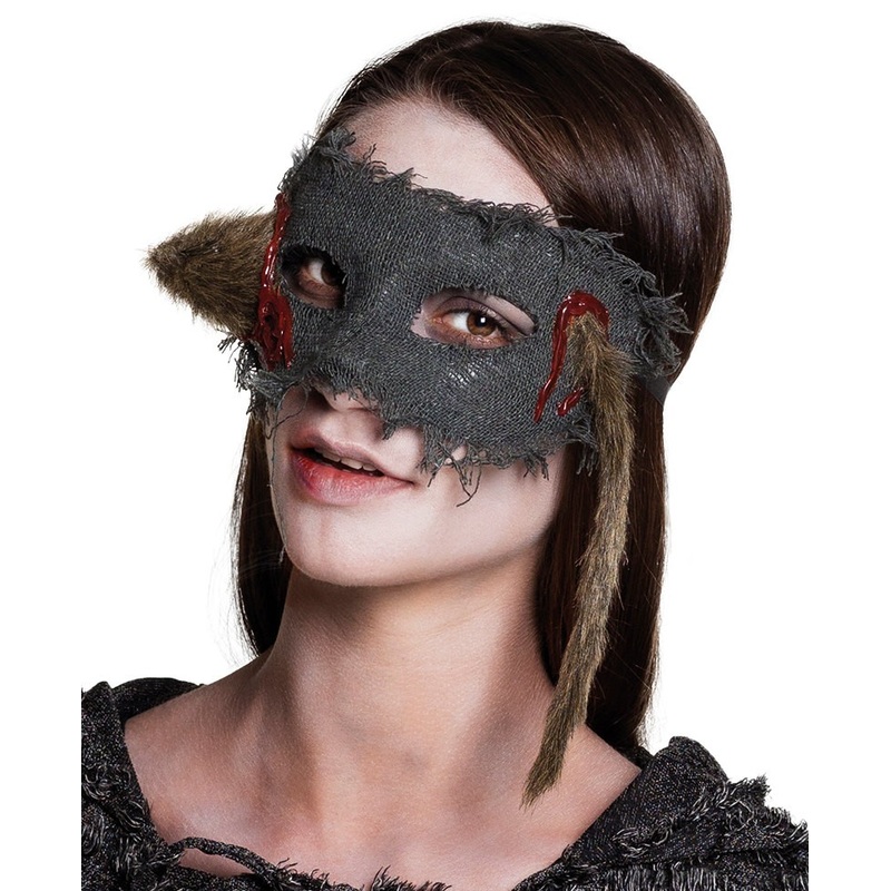 Scary rat mask for women